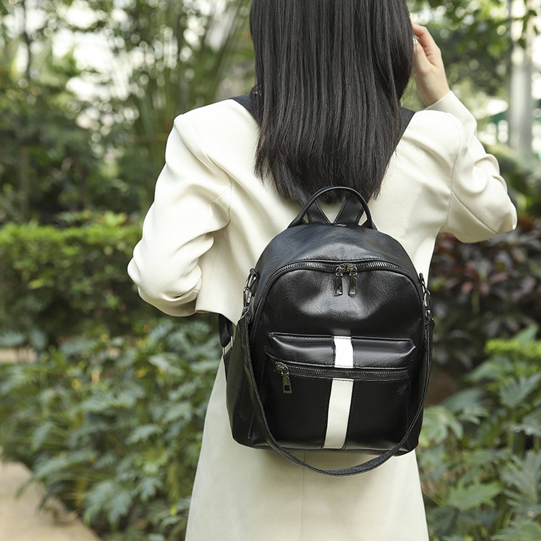 PU Leather Travel Backpack 6