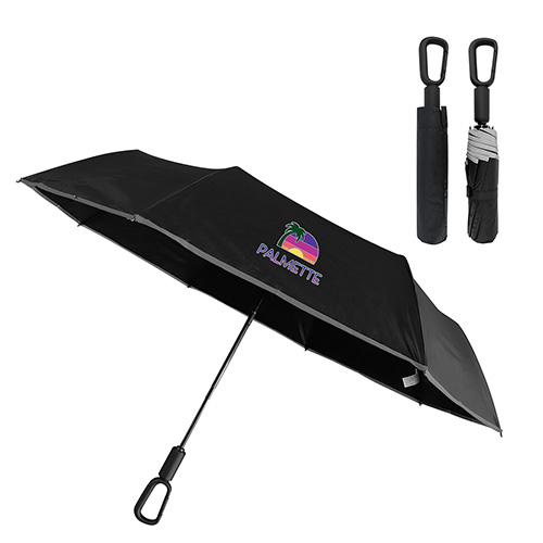 Ridgeline 46" Arc Reflective Umbrella with Carabiner Handle 4