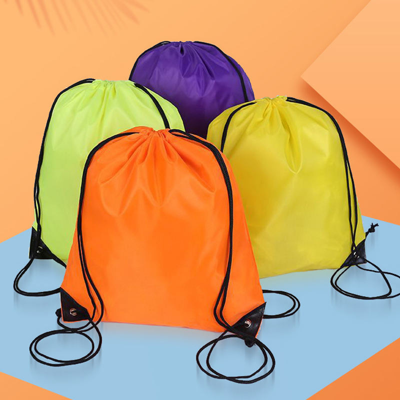 210D Polyester Drawstring Bags Backpack Bulk Sack 15