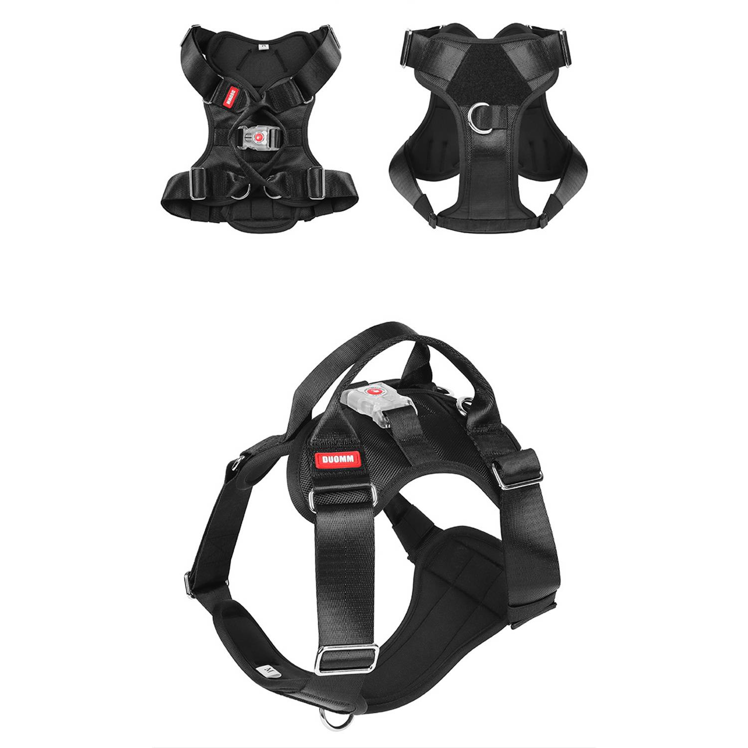 Multiple Sizes Luminous LED Lamp Pet Dog Harness 4
