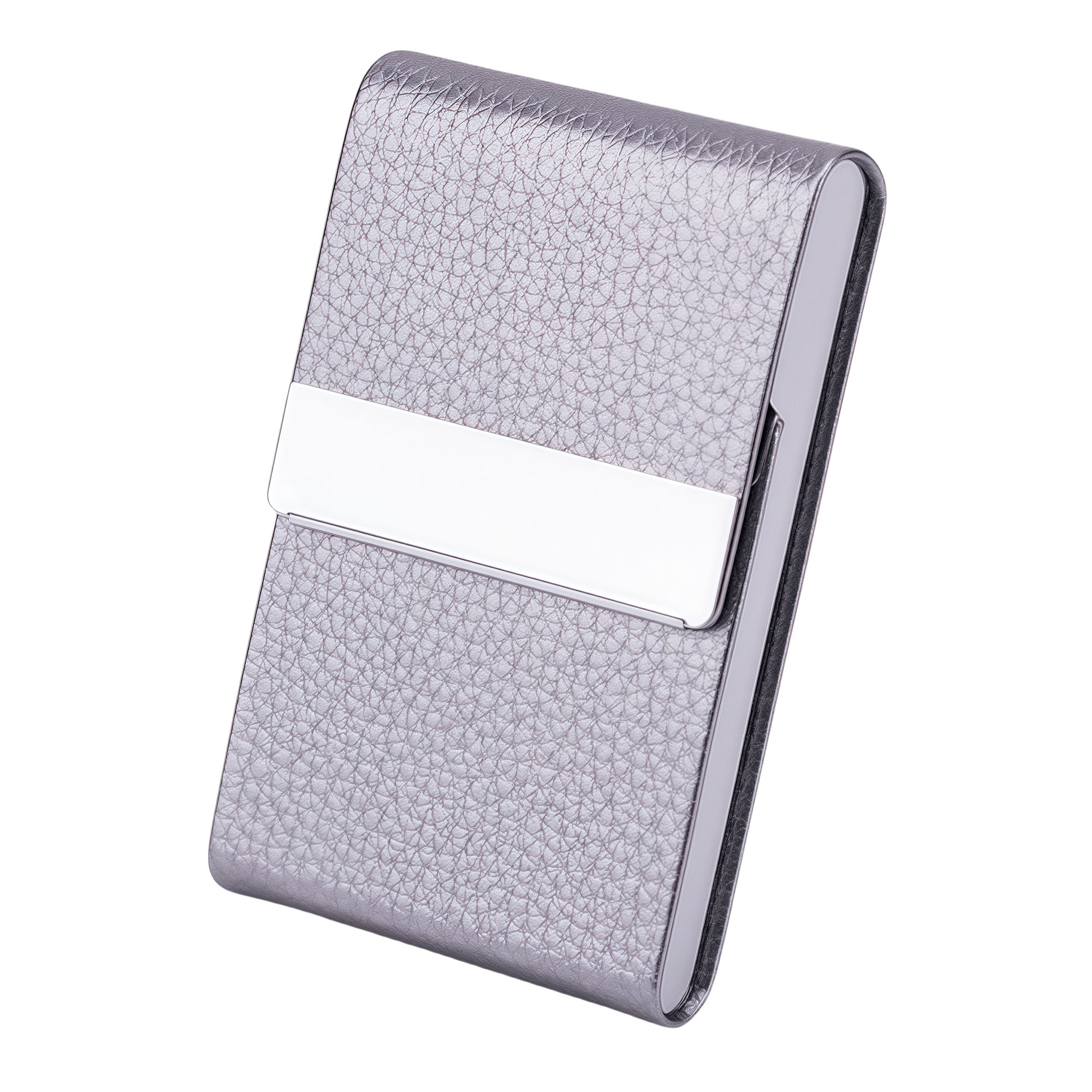 PU Leather Magnetic Cigarette Case for Men 4