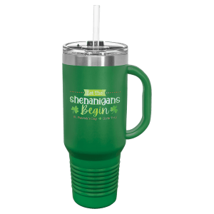 Polar Camel 40 Oz. Travel Mug With Handle, Straw Included 4