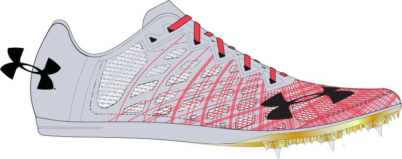 UA HOVR Miler Pro 3 Unisex Track Spikes 3