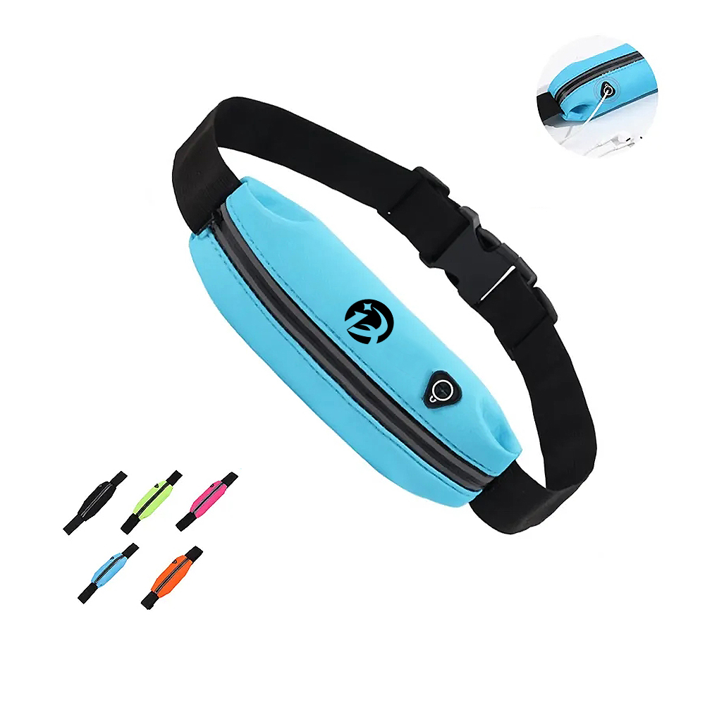 Water Resistant Running Waist Pack with Earphone Hole 2