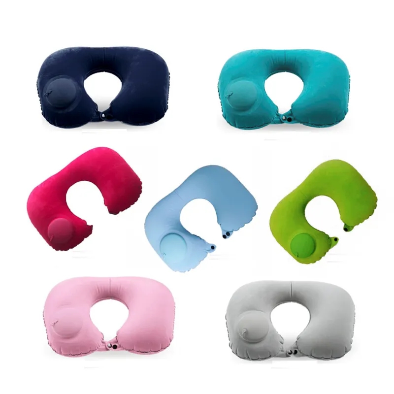 Outdoor Travel Inflatable U-shaped Pillow 2