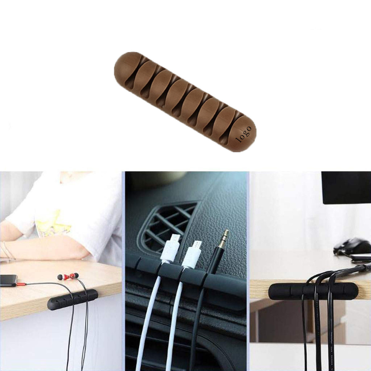 Adhesive Wire Cord Cable Holder Clip 3
