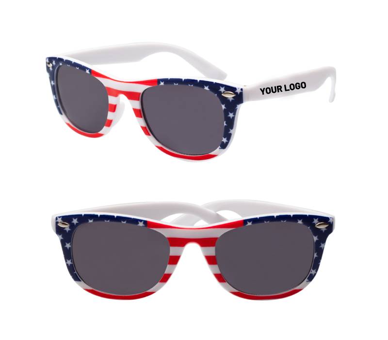 Vintage American Flag Design Sunglasses 1