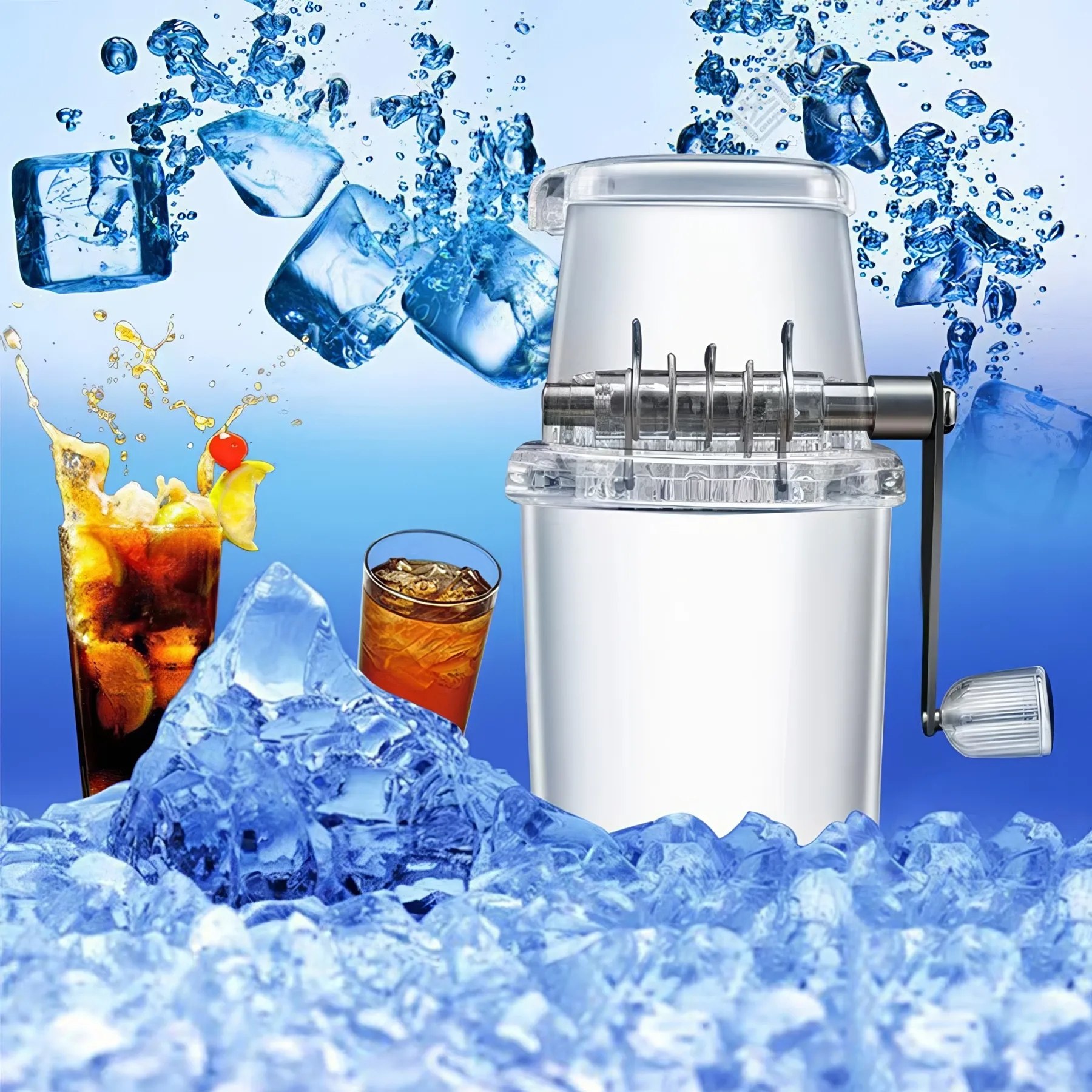 Manual Rotary Ice Crusher 3