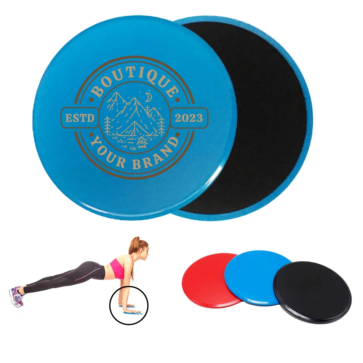 Fitness Training Abdominal Muscle Skateboard Mat 7