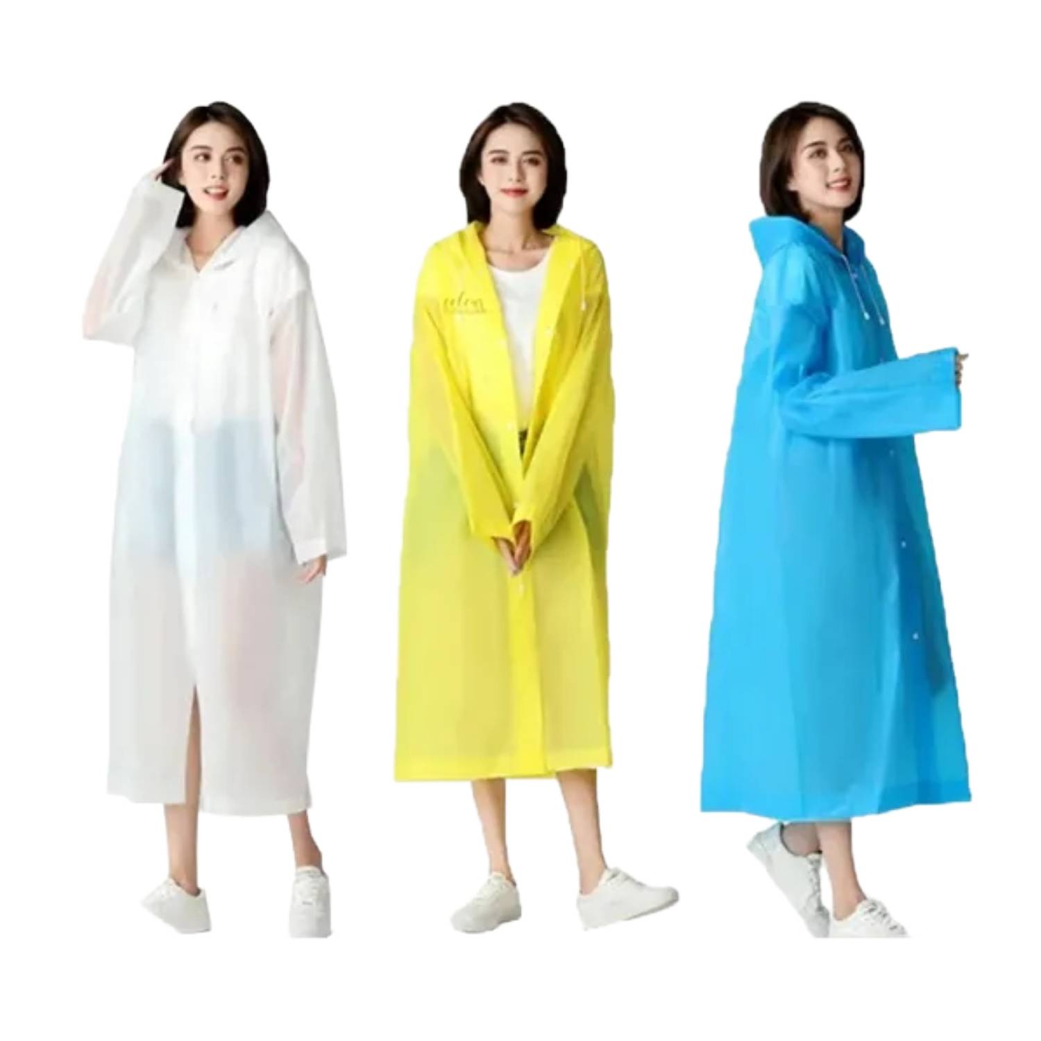 Reusable Raincoat with Hood 5