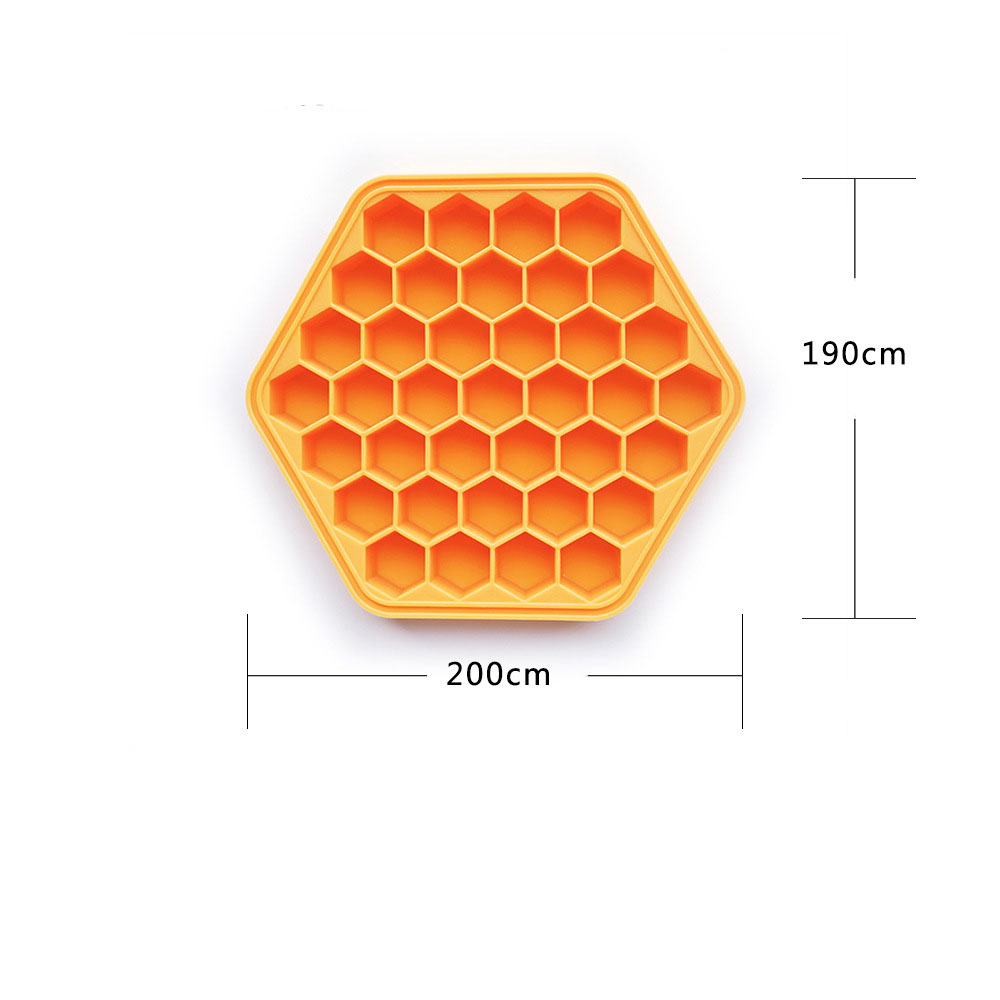 Silicone Honeycomb Ice Cubes Trays w/ Lids 5