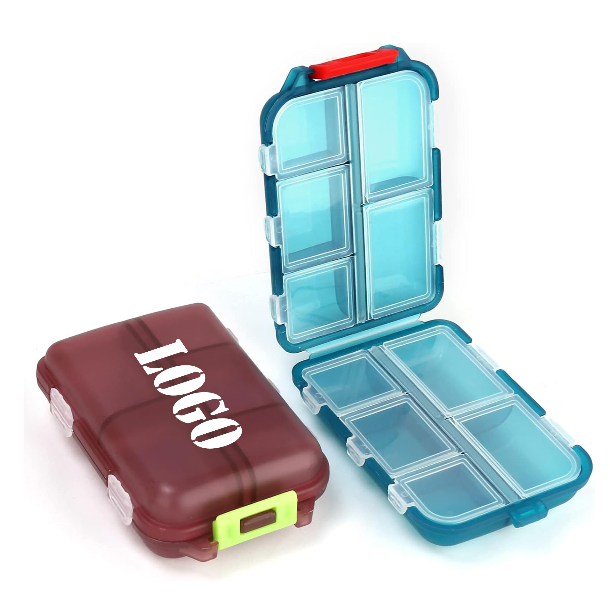 MOQ 50pcs Travel Pill Organizer Box 2