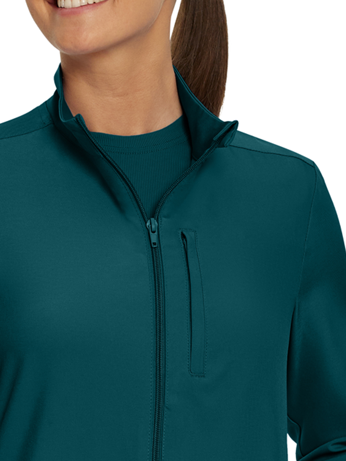 Landau - Forward - Women's Three-Pocket Mock-Neck Zip-Front Jacket 16