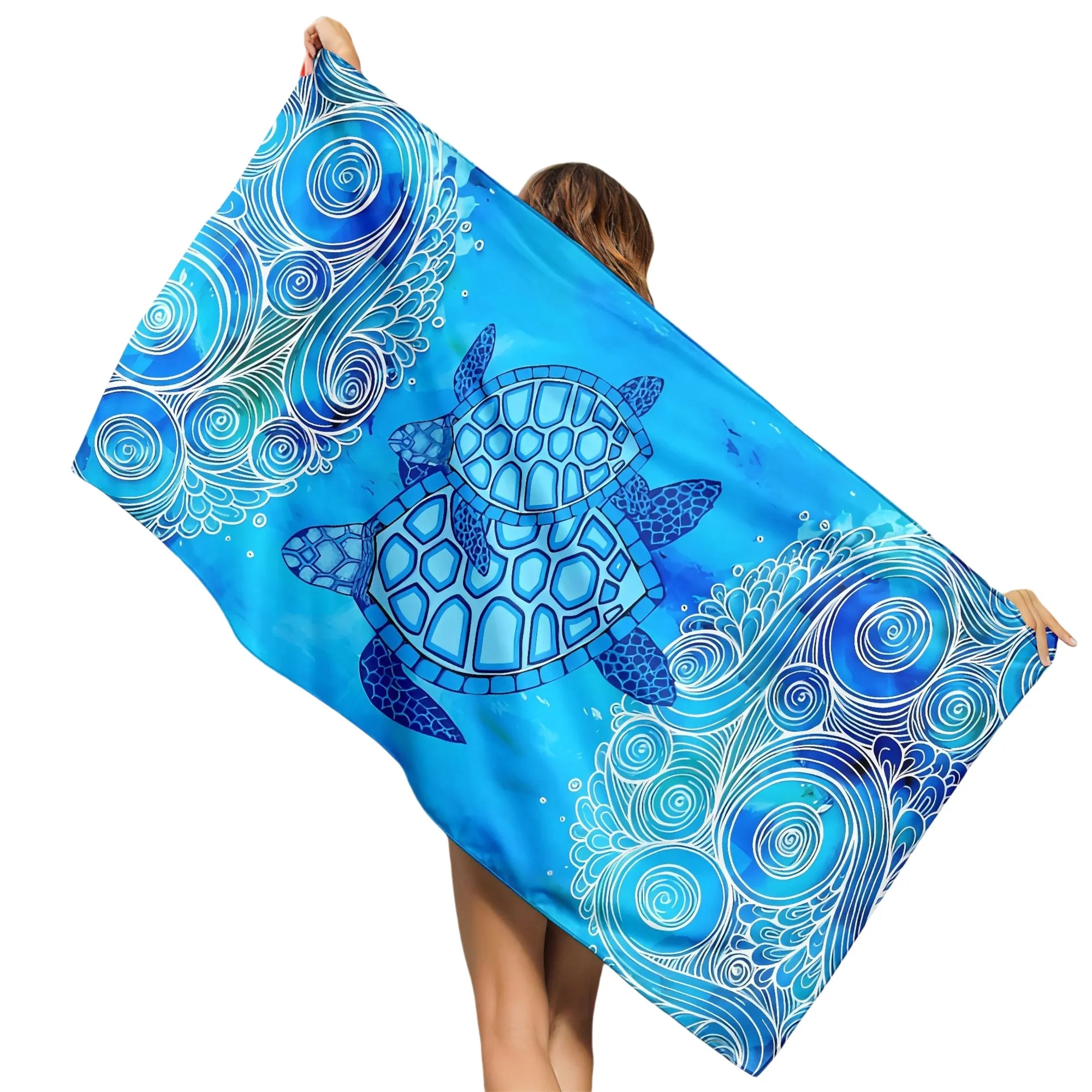 Premium Microfiber, 30 x 60, Mid-Weight, Color Beach Towel 1