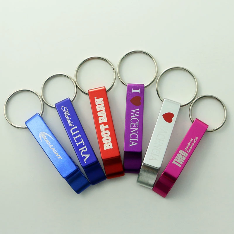 Aluminum Alloy Bottle Opener Key Chain 2