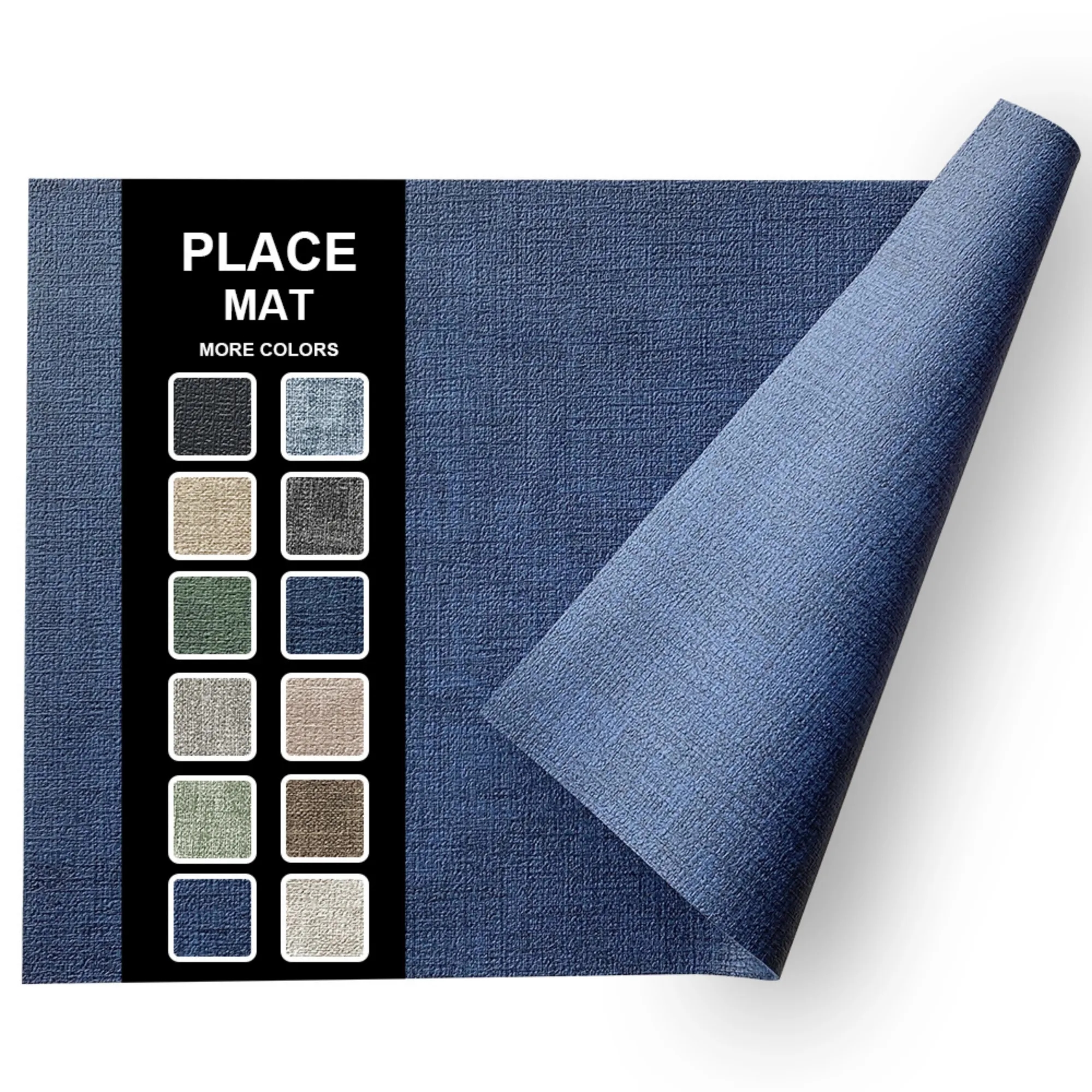 Premium Textured-Leather Placemats 2