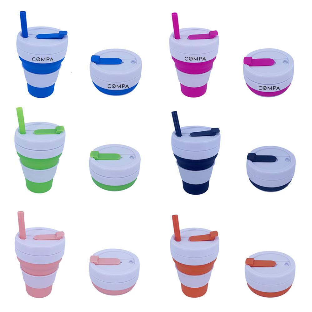 16 Oz. Silicone Collapsible Coffee Mug for Travel 5