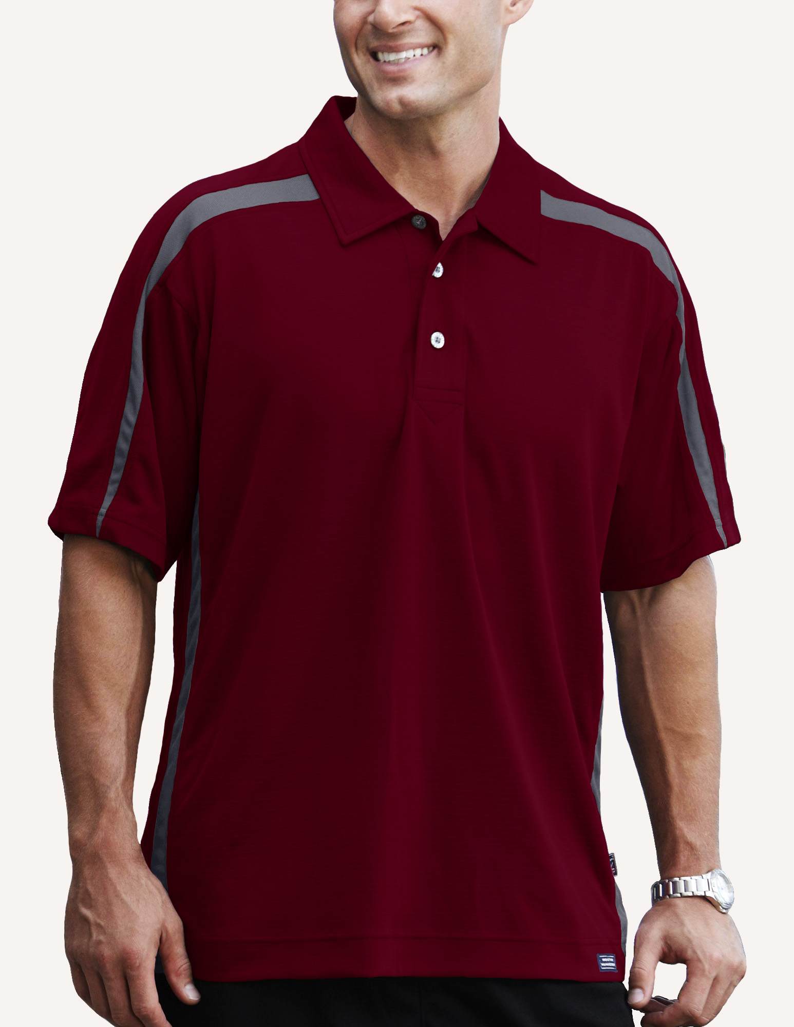 Men's Titan Converse Ottoman - Color Block Polo Shirt 2