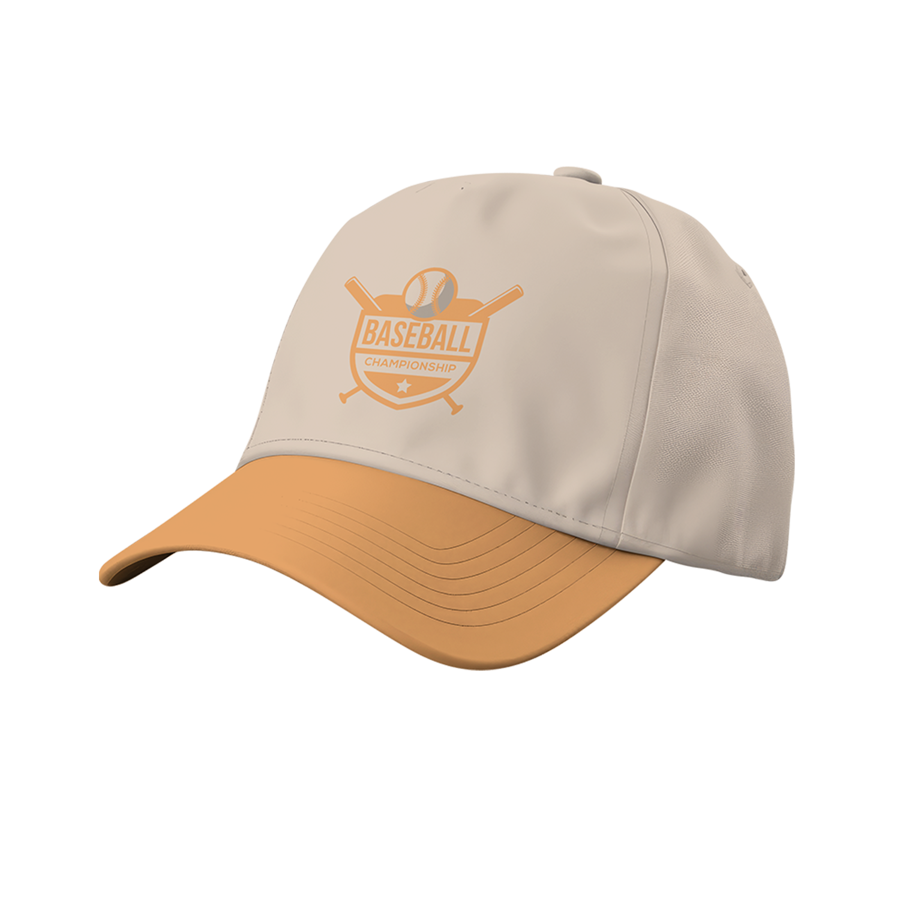 Premium Stock 2-Tone Cotton Canvas 6-Panel Unstructured Cap 3
