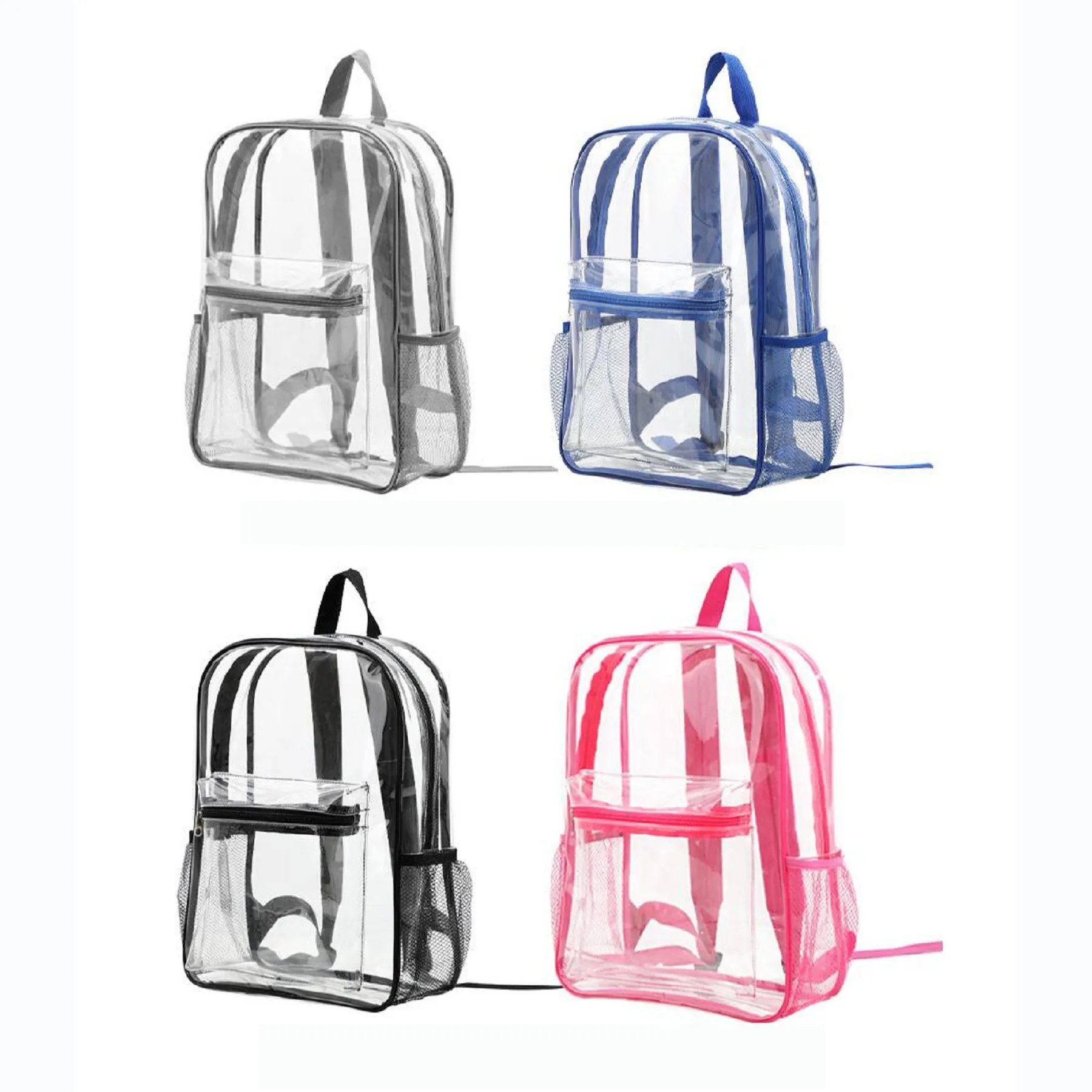 Waterproof Clear Transparent PVC Backpack 2