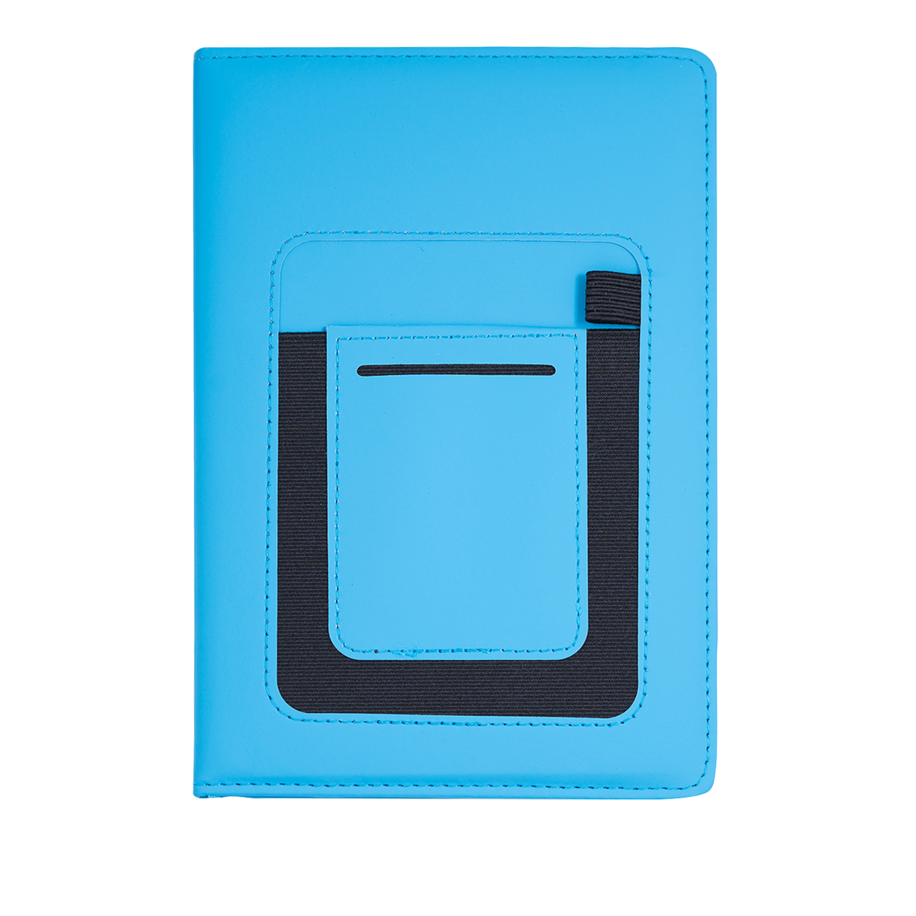 PU Leather A5 Hardcover Pocket Journal W/ Phone Holder 8
