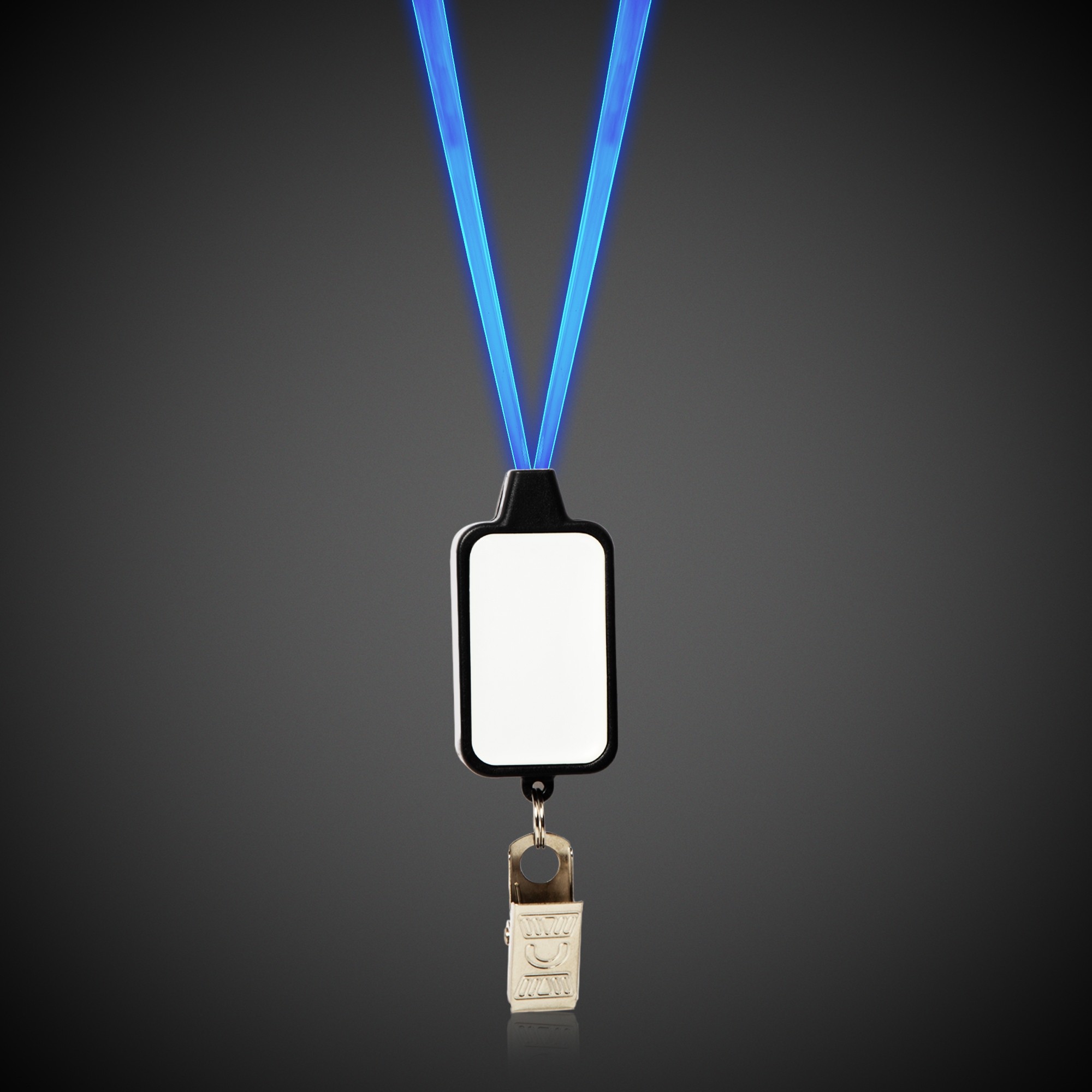 Light Up LED Lanyard with Badge Clip(Pad Print) 8