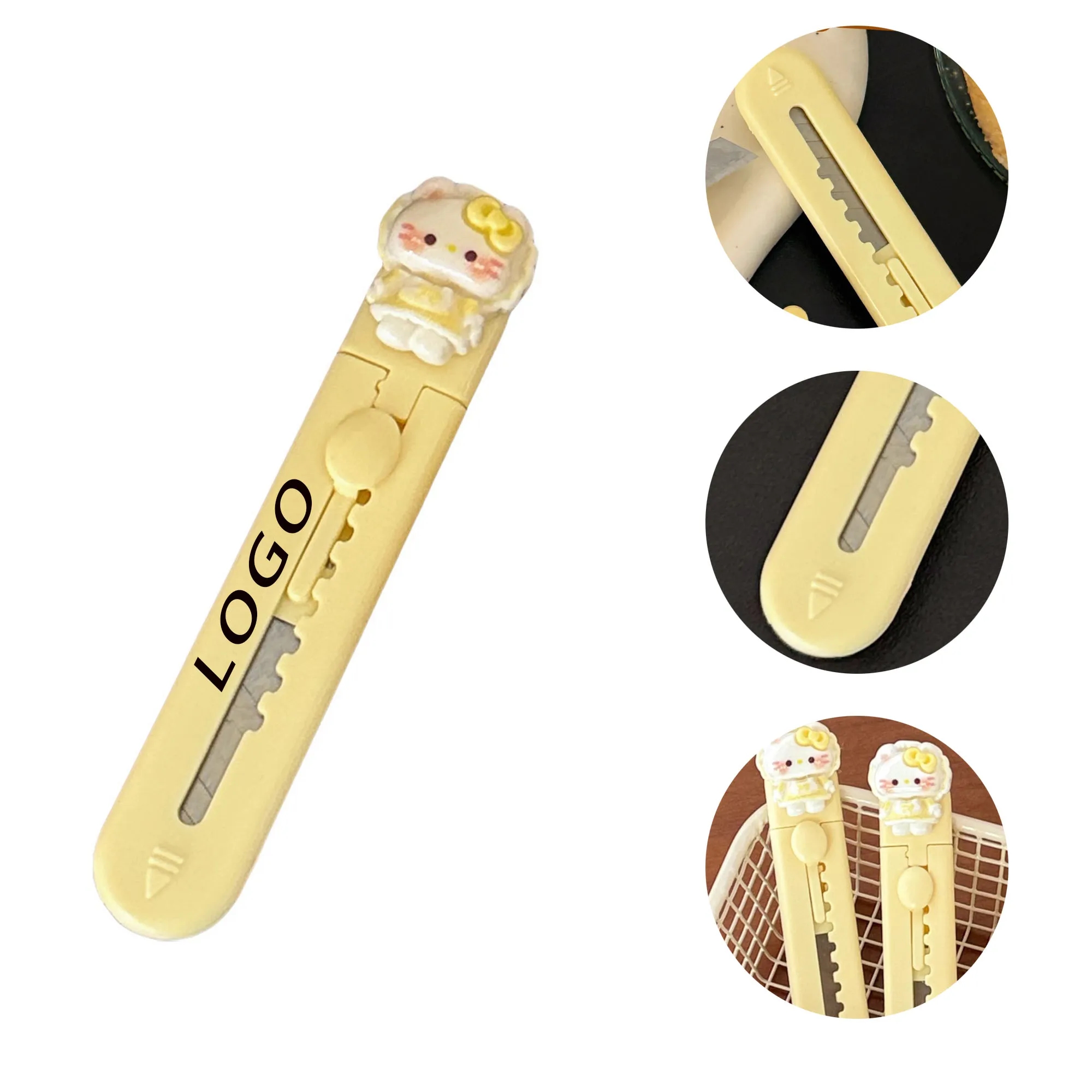 Mini Cute Craft Knife With Logo For Safety, Express Delivery