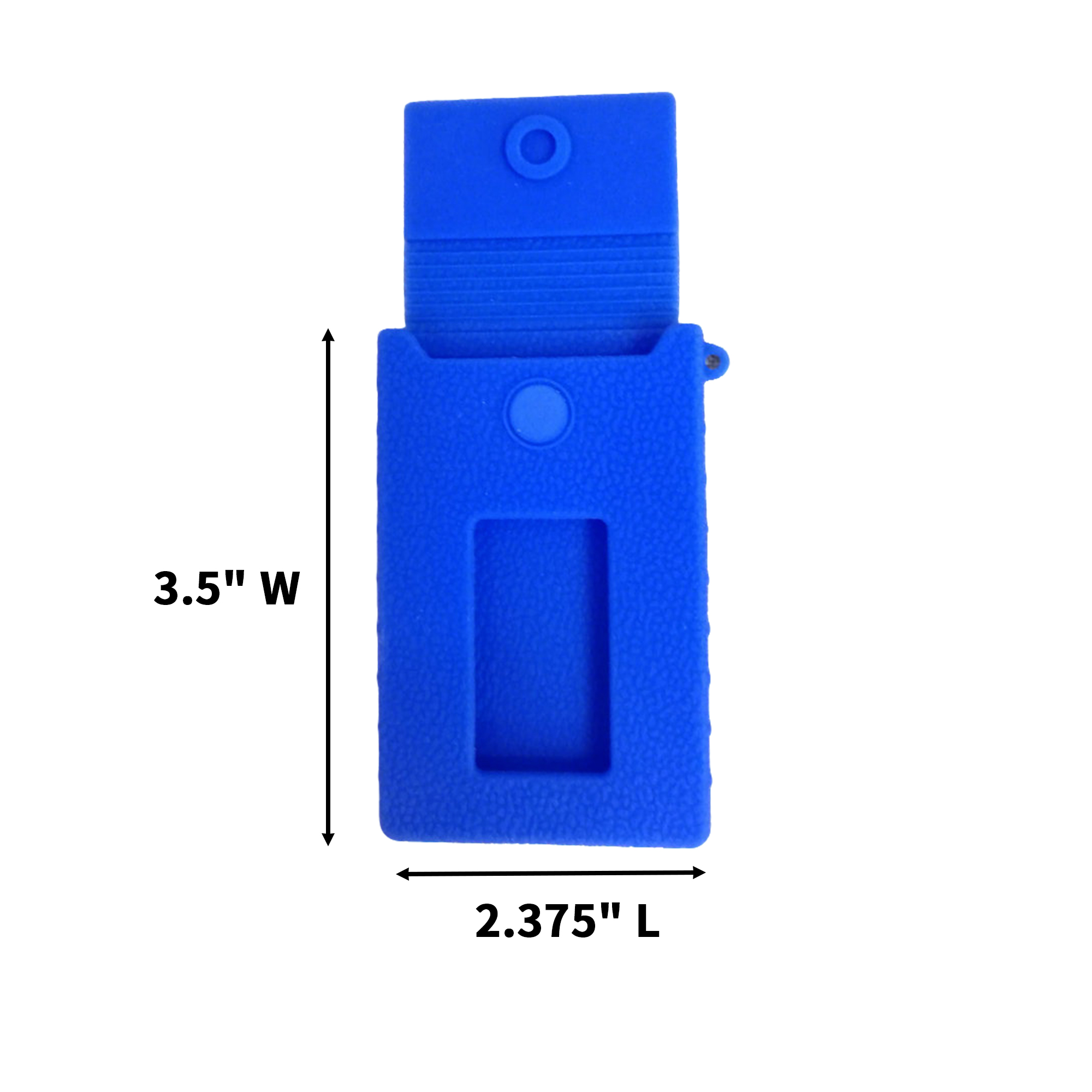 Silicone Business Card Wallet With Magnetic Flap 13