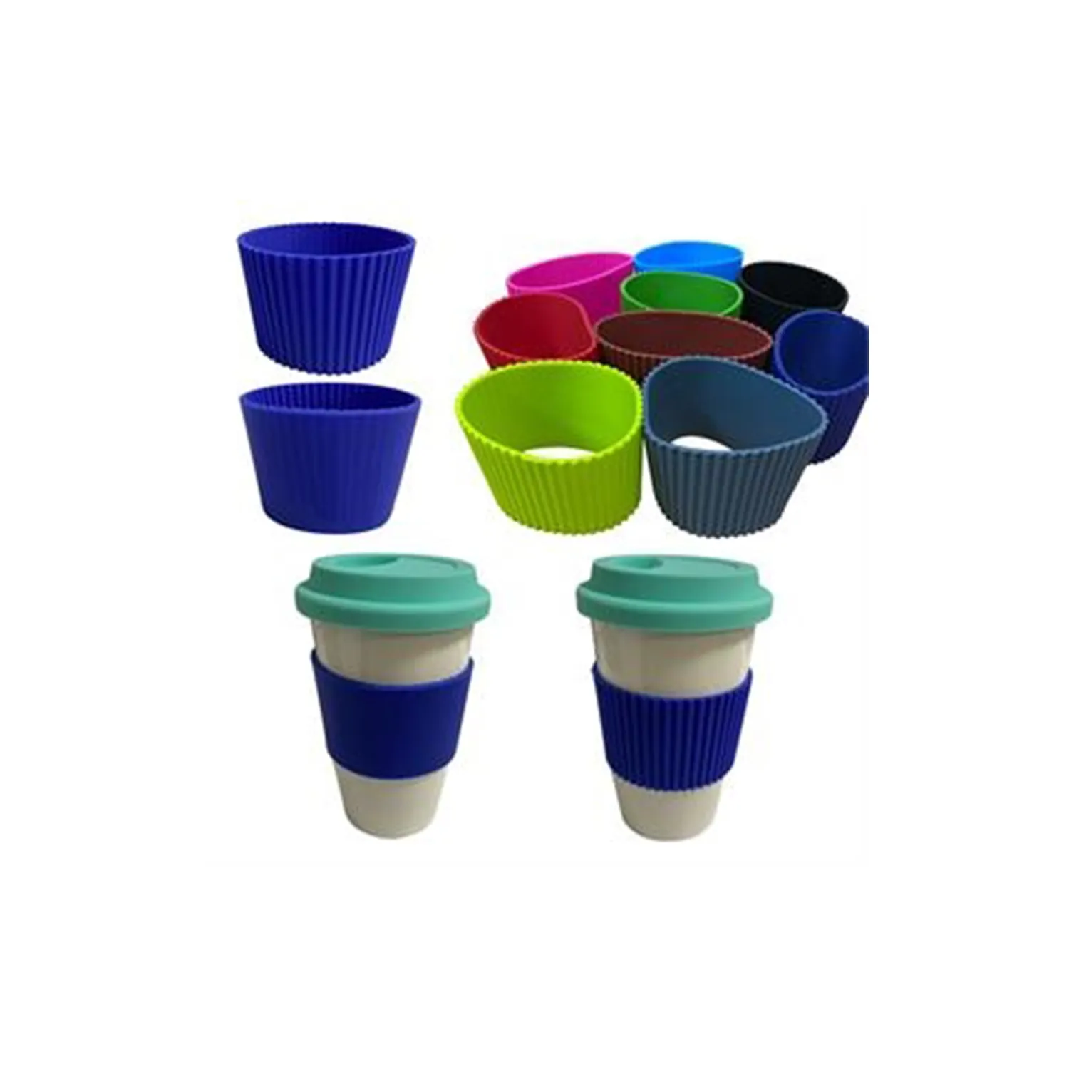 Non-Slip Silicone Cup Sleeve 8