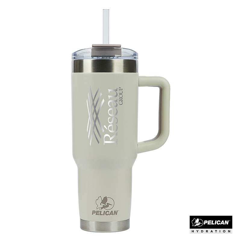 Pelican Porter™ 40 oz. Recycled Double Wall Stainless Steel Travel Tumbler 333