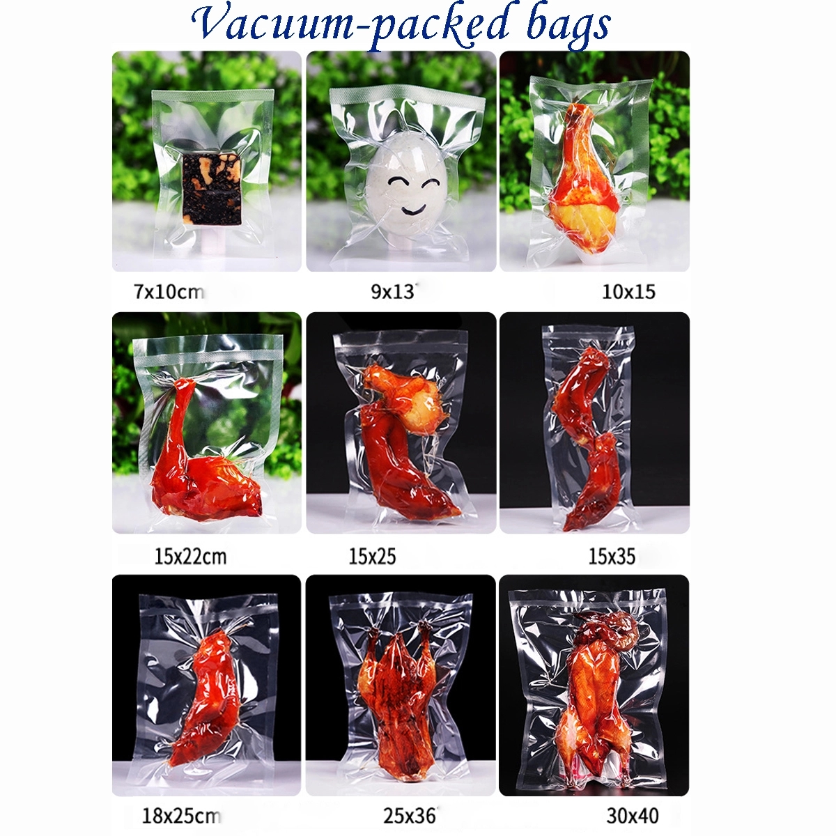 Food Grade Vacuum Sealing Plastic Bag 3