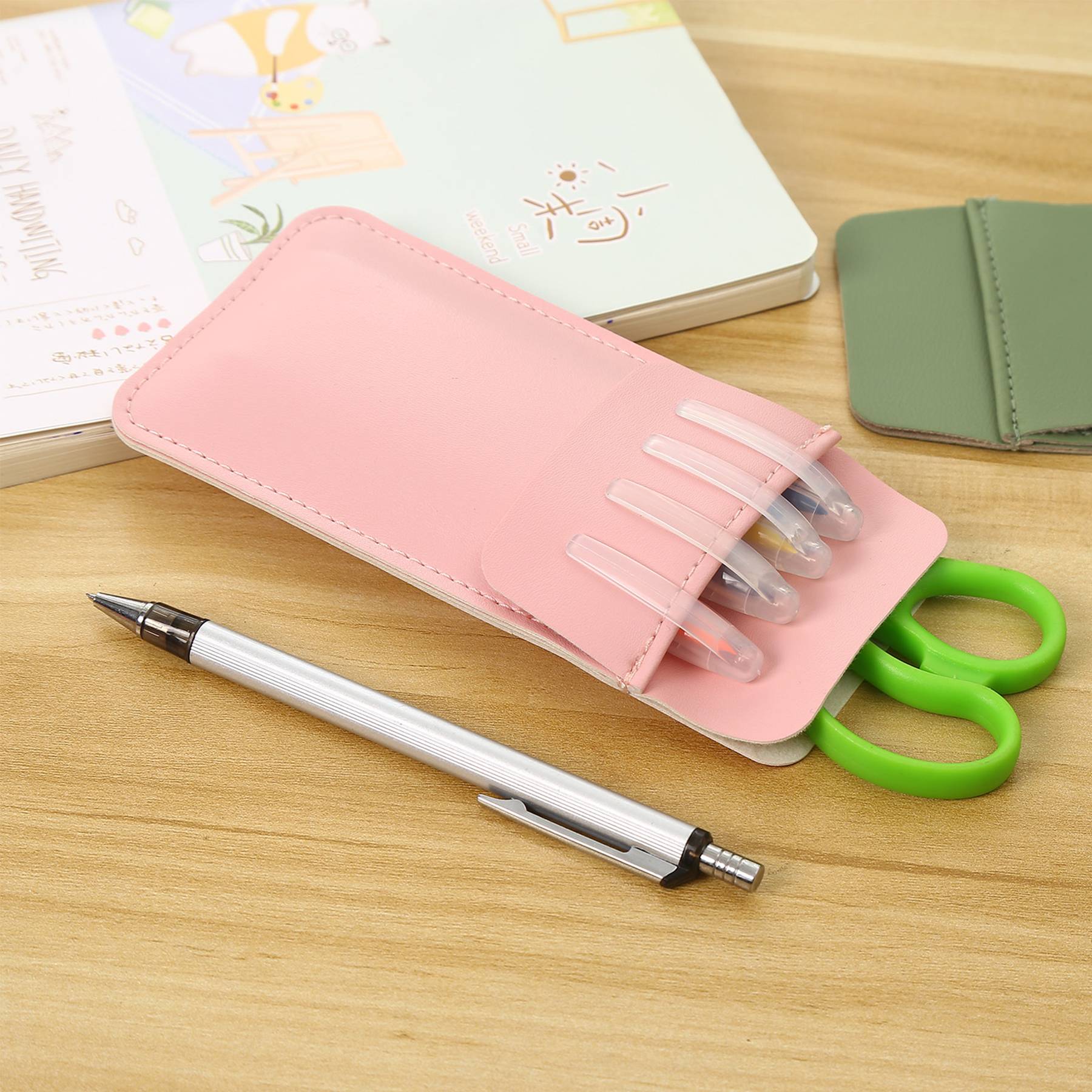 Pu Leather Pen Pouch 2
