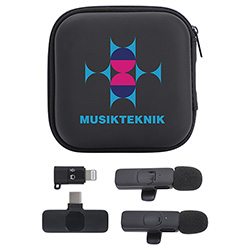 Center Stage Portable Wireless Lavalier Microphone - Set of 2 4