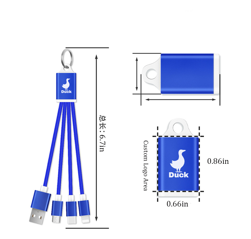 Keychain Charger Cable 3
