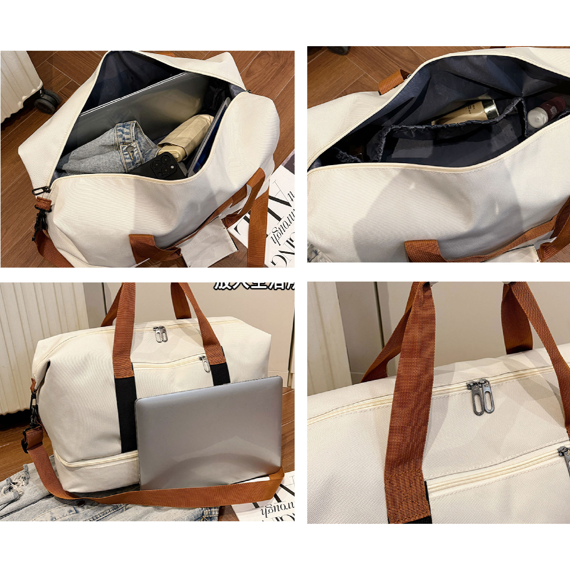 Multifunctional Oxford Travel Luggage Tote Bag 4