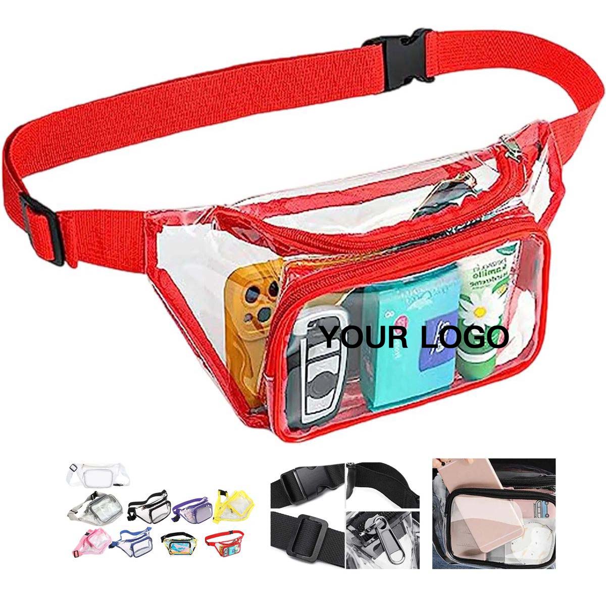 Durable PVC Waist Bag for Outdoor Use 5