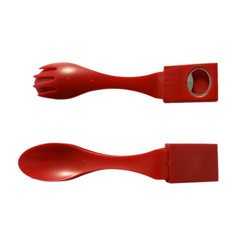 Plastic Knife and Fork with Bottle Opener 4