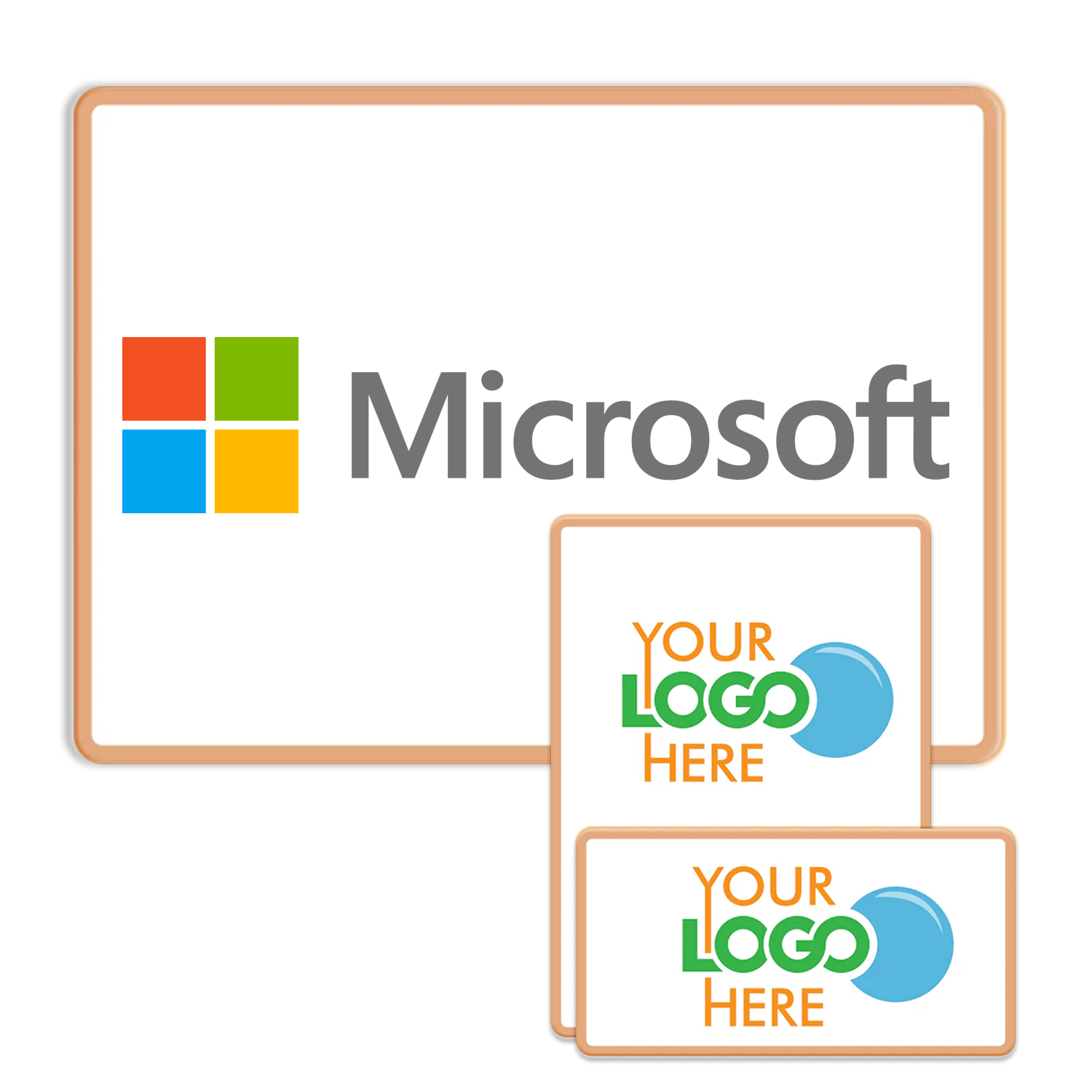 3"x4" Rectangle Logo Sugar Cookie 3