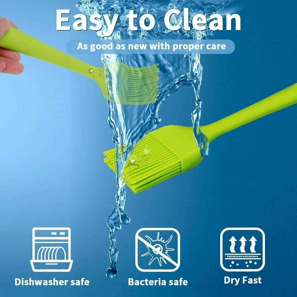 8'' Silicone Basting Brush for Cooking Baking Food 5