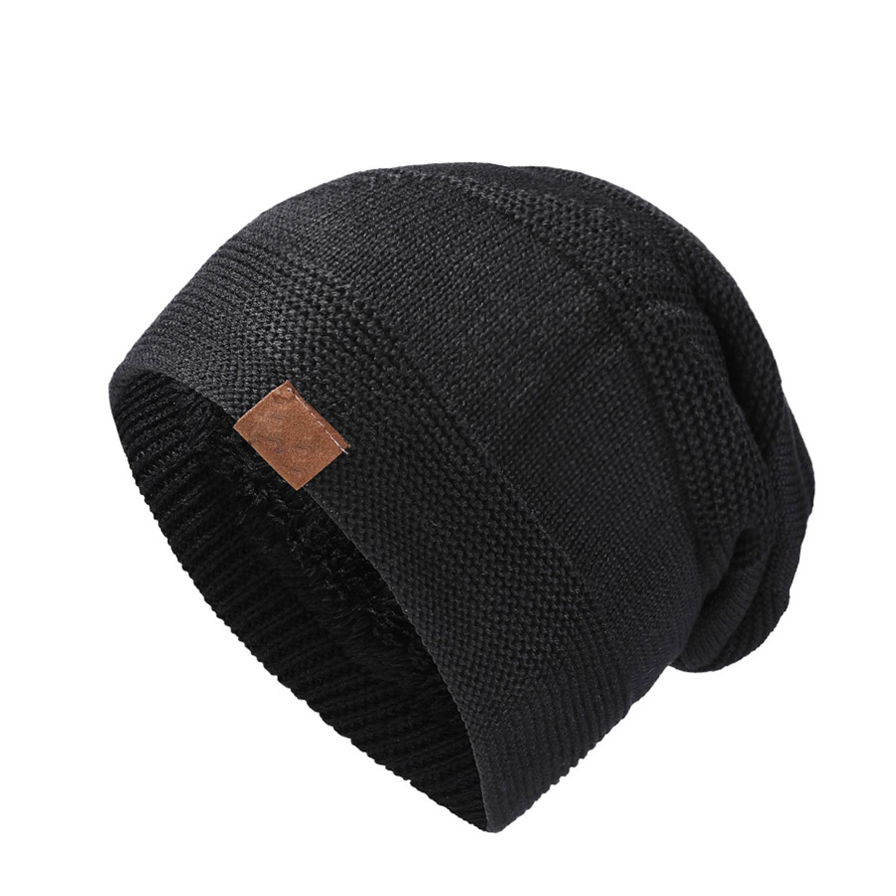 Solid Color Beanie Winter Warm Knitted Hat 7