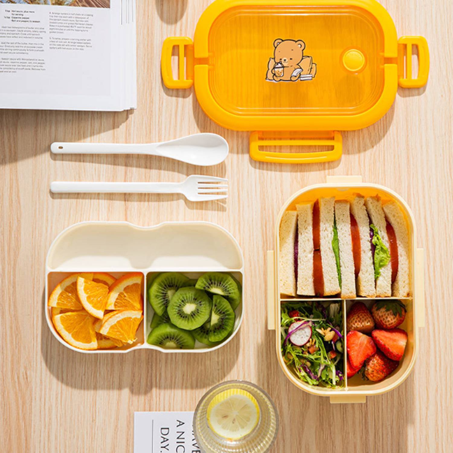 Compact & Microwave-Safe Pp Lunch Box 1