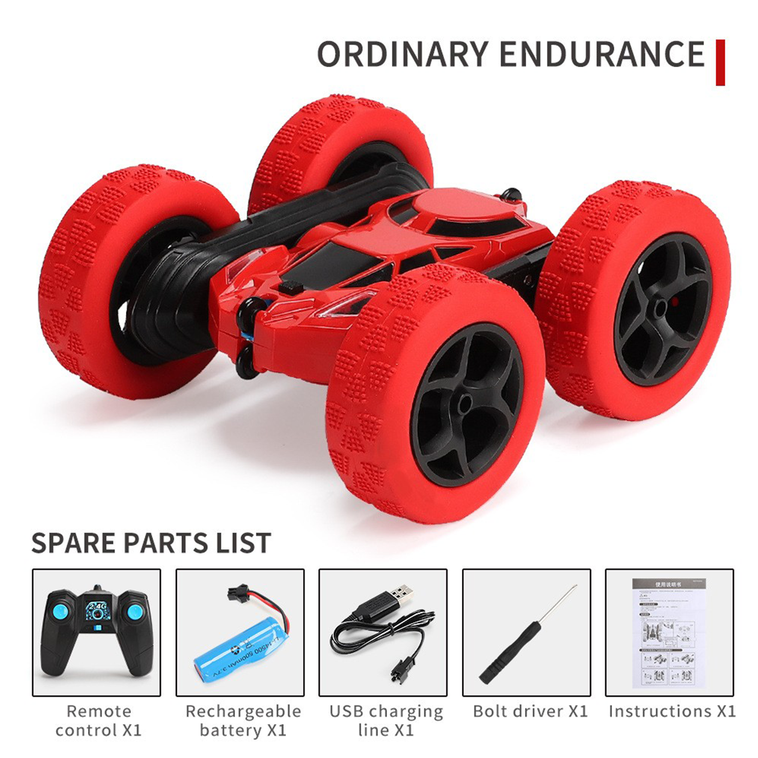 Double Sided Drift Remote Control Stunt Car 6