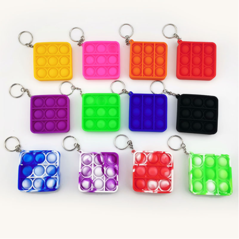 Push Bubble Fidget Sensory Toy With Buckle 2