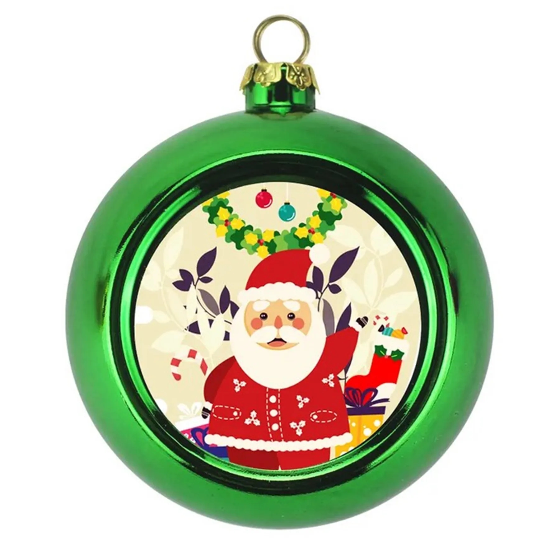 Plastic Christmas Tree Ornament Hanging Ball MOQ50 4