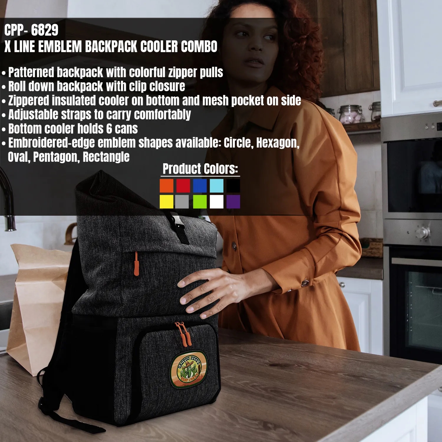 X LINE EMBLEM BACKPACK COOLER COMBO 10