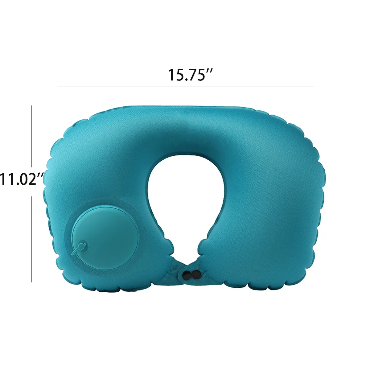 Inflatable Travel Neck Pillow U-Shape Headrest w/ Air Valve 4