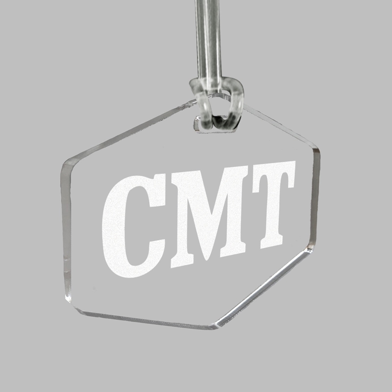 Custom Acrylic Laser Etched Bag Tag 14