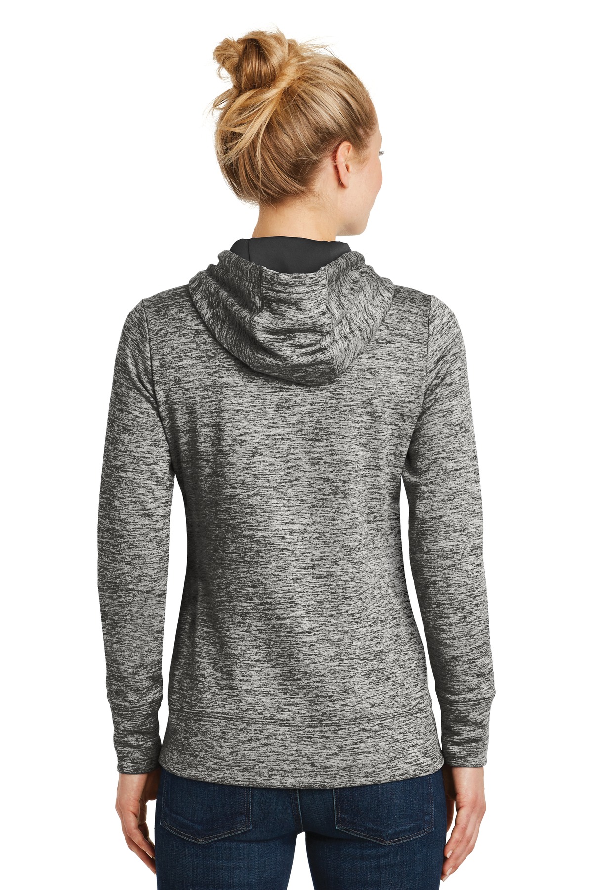 Women's PosiCharge Electric Heather Fleece Hooded Pullover