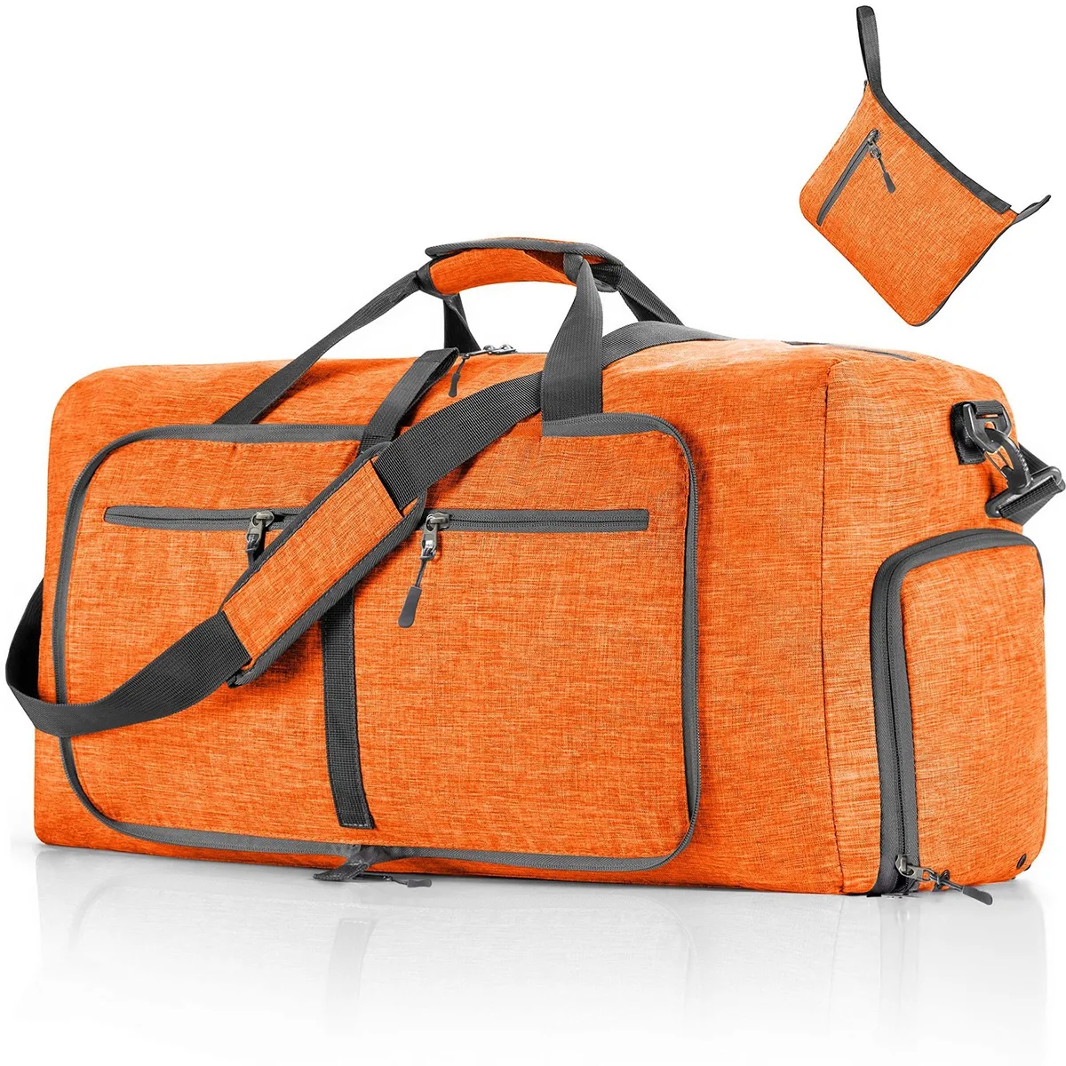 Foldable Travel Duffel Bag with Shoes Compartment 13