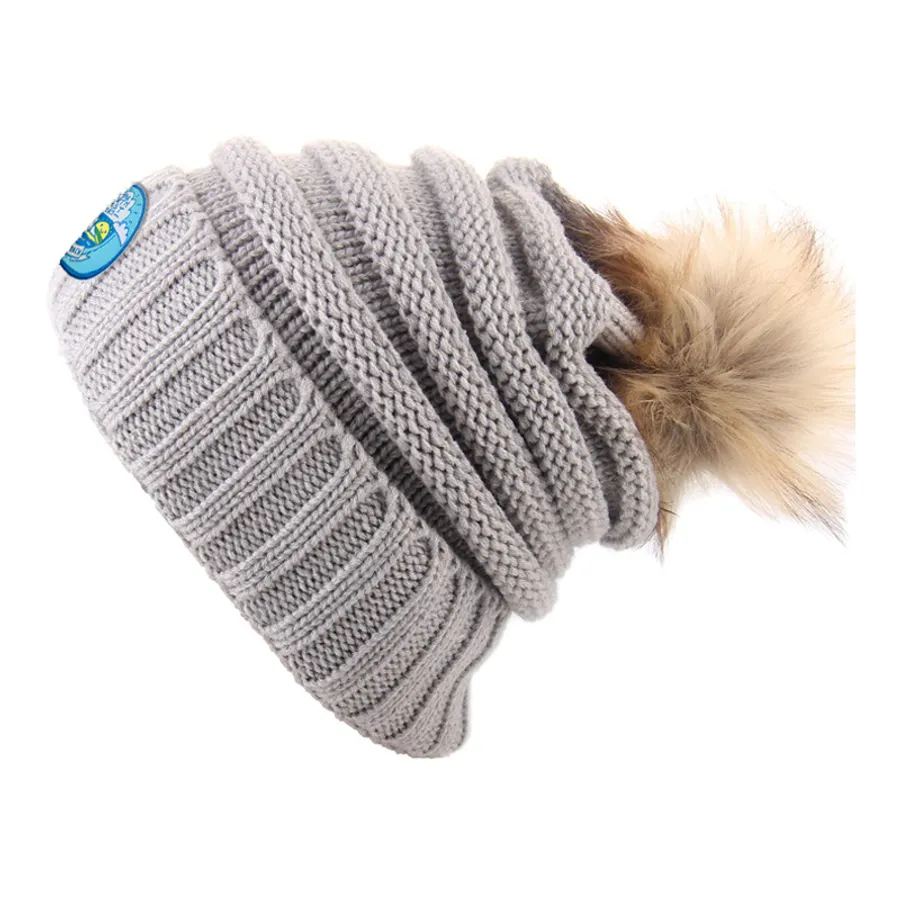 Snazzy Acrylic Beanies w/ Pom 3